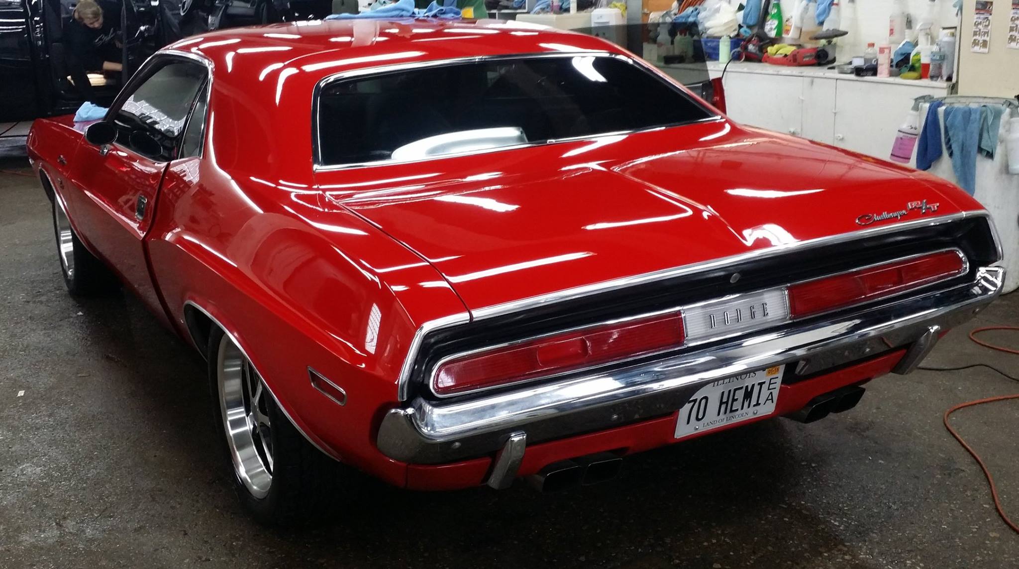 Dodge Challenger exterior after detailing