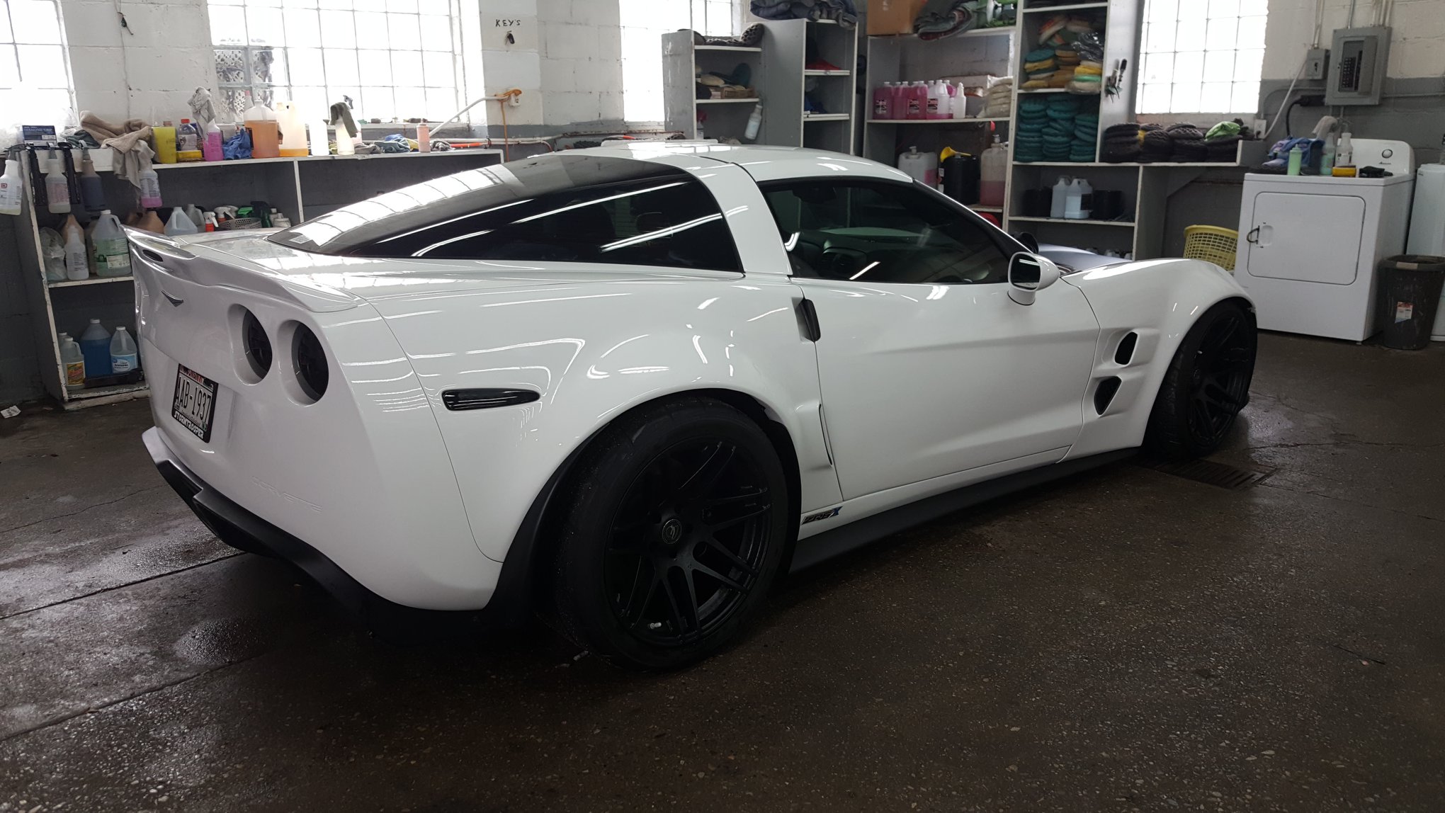 Corvette ZR1 after complete detailing