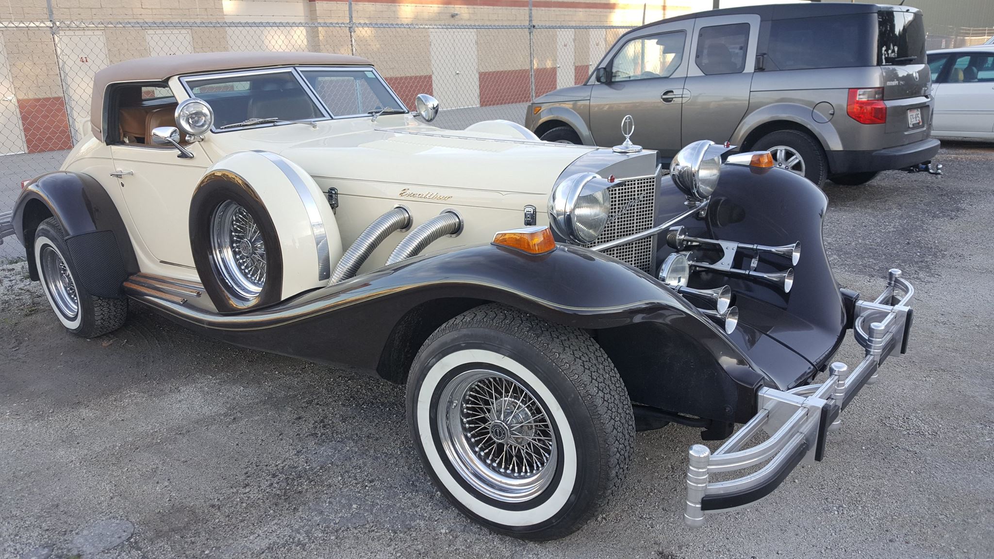 Excalibur Roadster after complete detailing