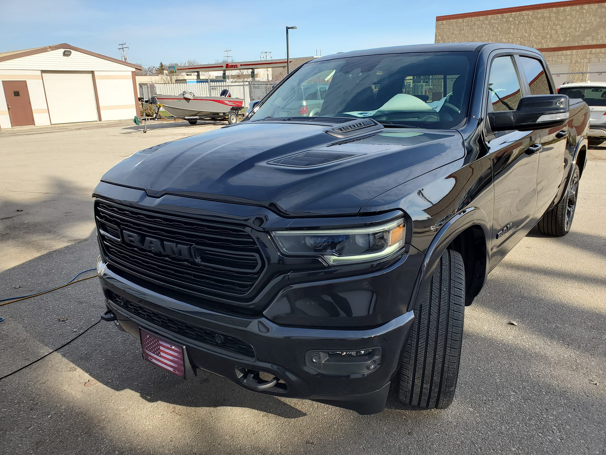 RAM 1500 Limited front exterior after detailing