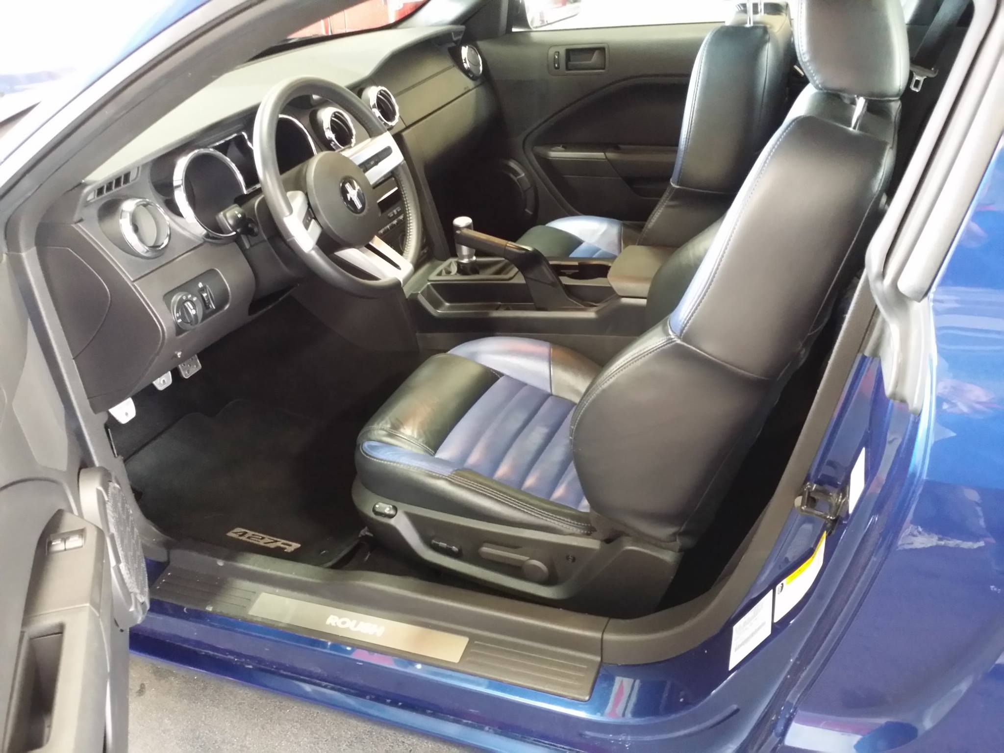 Mustang interior after detailing