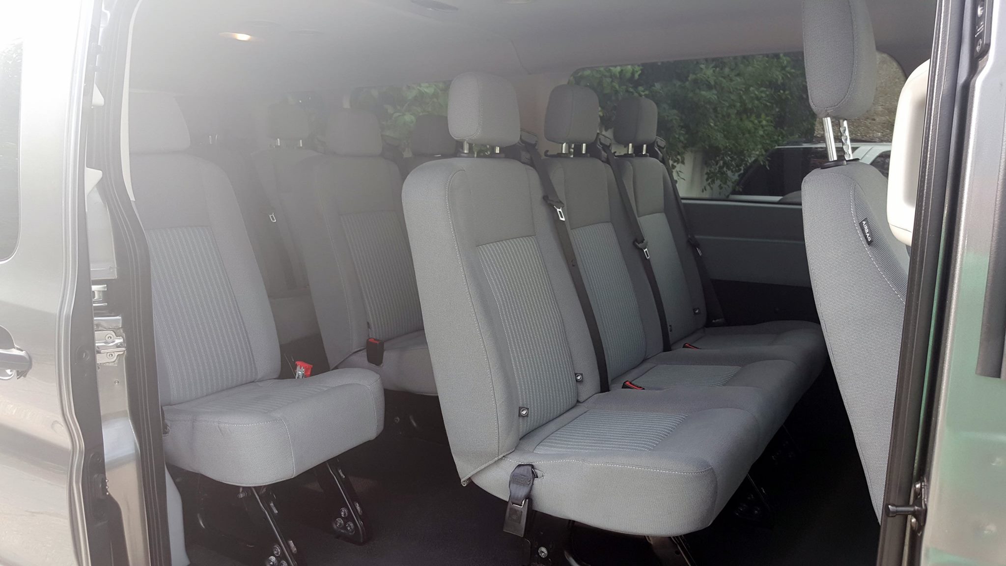 Transit van seats after fleet detailing