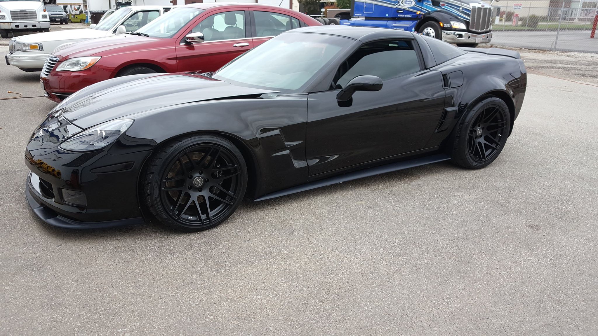 Gleaming black Corvette ZR1 — Complete Porter full detail