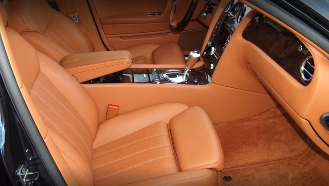 Pristine luxury car interior — Interior Porter detail service